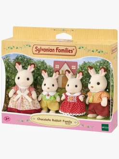 Dukker & Bamser-SylvanianFamilies Sylvanian Families Figursæt Kaninfamilien Chokolade Flerfarvet