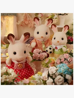 Dukker & Bamser-SylvanianFamilies Sylvanian Families Figursæt Kaninfamilien Chokolade Flerfarvet