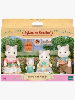 Dukker & Bamser-SylvanianFamilies Sylvanian Families Figursæt Familien Lattekat Flerfarvet
