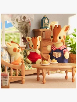 Dukker & Bamser-SylvanianFamilies Sylvanian Families Figursæt Familien Giraf Flerfarvet