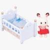Dukker & Bamser-SylvanianFamilies Sylvanian Families Figursæt Chokoladekaninbaby med Seng