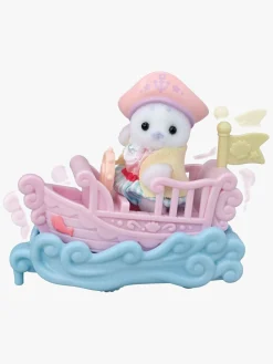 Dukker & Bamser-SylvanianFamilies Sylvanian Families Legesæt Forlystelsespark Båd & Vogn