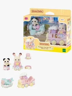 Dukker & Bamser-SylvanianFamilies Sylvanian Families Legesæt Forlystelsespark Flyvemaskine & Tog