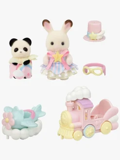 Dukker & Bamser-SylvanianFamilies Sylvanian Families Legesæt Forlystelsespark Flyvemaskine & Tog