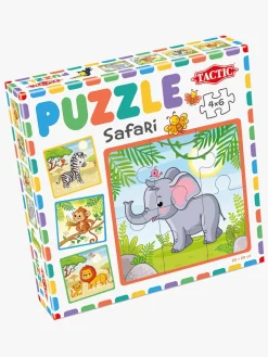 Spil & Puslespil-Tactic Puslespil Mit Første Puslespil Safari, 4x6 Brikker
