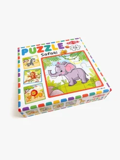Spil & Puslespil-Tactic Puslespil Mit Første Puslespil Safari, 4x6 Brikker