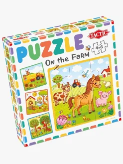 Spil & Puslespil-Tactic Puslespil Mit Første Puslespil - Farm, 4x6 Brikker