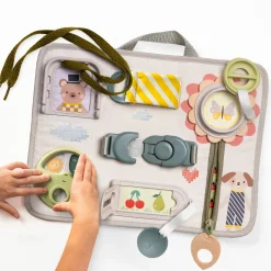 Babylegetøj-TAFToys TAF Toys Snap`n Learn Board Aktivitetslegetøj