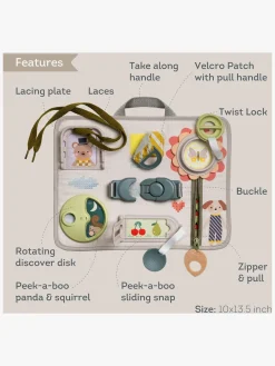 Babylegetøj-TAFToys TAF Toys Snap`n Learn Board Aktivitetslegetøj