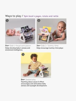 Babylegetøj-TAFToys TAF Toys  Tummy Time Spinning Aktivitetslegetøj Bog
