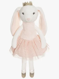 Dukker & Bamser-Teddykompaniet Ballerina Kaninen Kate 40 cm Hvid/Lyserød
