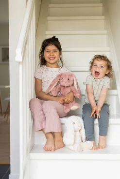 Dukker & Bamser-Teddykompaniet Bamse Kanin Linnea 30 cm, Misty rose Lyserød