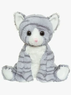 Dukker & Bamser-Teddykompaniet Bamse Kattevenner Mio 23 cm, Gråstribet Grå/Hvid