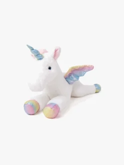 Dukker & Bamser-Teddykompaniet Bamse Liggende Enhjørning, Regnbuefarvet