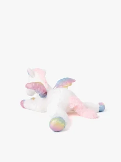 Dukker & Bamser-Teddykompaniet Bamse Liggende Enhjørning, Regnbuefarvet