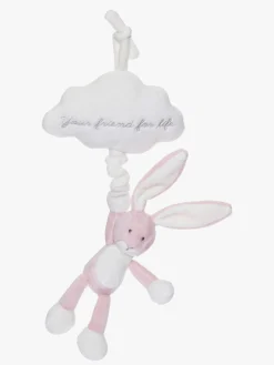 Babylegetøj-Teddykompaniet Diinglisar Sky Spilledåse, Misty rose Lyserød