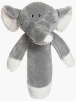 Babylegetøj-Teddykompaniet Diinglisar  Elefant Rangle, Grå