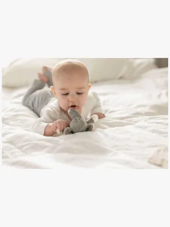 Babylegetøj-Teddykompaniet Diinglisar  Elefant Rangle, Grå