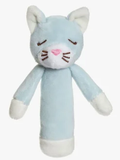 Babylegetøj-Teddykompaniet Diinglisar  Kat Rangle, Babyblå