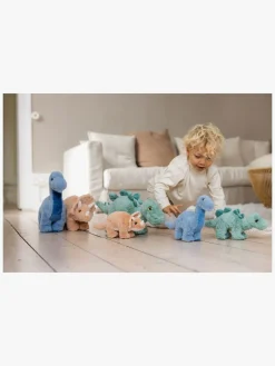 Dukker & Bamser-Teddykompaniet Dino Triceratops Bamse Stor, Abrikos