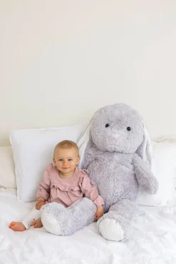 Legetøj Til Børn På 0-10 År|Dukker & Bamser-Teddykompaniet Jessica Kanin 100 cm, Grå