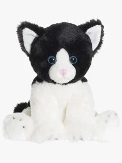 Dukker & Bamser-Teddykompaniet Katten Mojje Hvid/Sort