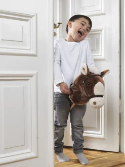 Dukker & Bamser-Teddykompaniet Kæphest m. Lyd 100 cm Brun