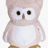 Dukker & Bamser-Teddykompaniet Selvlysende Ugle 22 Cm, Lyserød