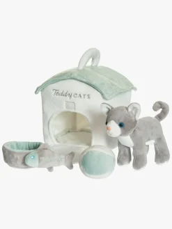 Dukker & Bamser-Teddykompaniet Teddy Cats Legesæt Grøn/Grå