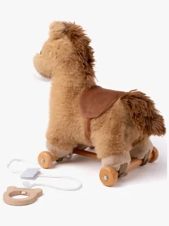 Babylegetøj-Teddykompaniet Trækdyr Hest Brun