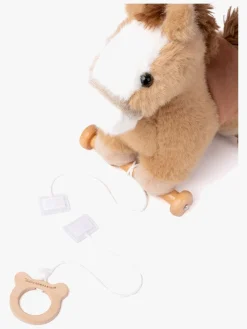 Babylegetøj-Teddykompaniet Trækdyr Hest Brun