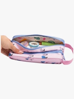 Kreativt Legetøj-TheCottonCloud The Cotton Cloud Penalhus, Dancing Hearts Lyserød/Blå