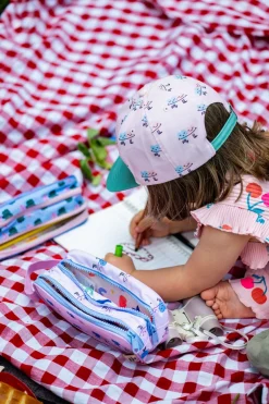 Kreativt Legetøj-TheCottonCloud The Cotton Cloud Penalhus, Dancing Hearts Lyserød/Blå