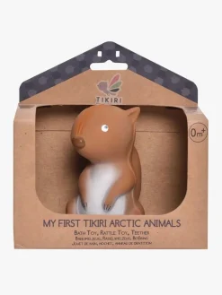 Babylegetøj-Tikiri My First Arctic Animals Squirrel Bidelegetøj, Brun