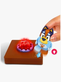 Legetøjsbiler & -Fartøjer-TileTown Tile Town Bluey Magnetisk Byggesæt Campingvognssæt