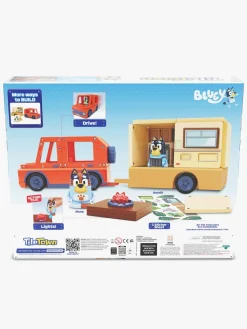 Legetøjsbiler & -Fartøjer-TileTown Tile Town Bluey Magnetisk Byggesæt Campingvognssæt