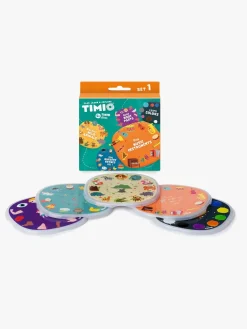 Lærerig Leg-TIMIO Skivepakke 1, Farver Krop & Musik 5-i-1 Flerfarvet