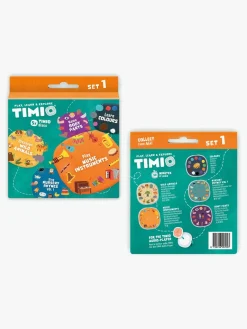 Lærerig Leg-TIMIO Skivepakke 1, Farver Krop & Musik 5-i-1 Flerfarvet