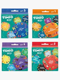 Lærerig Leg-TIMIO Skivepakke 5-i-1 4-pak