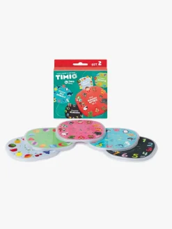 Lærerig Leg-TIMIO Skivepakke 5-i-1 Tal & Farver 2-pak