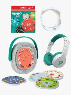 Lærerig Leg-TIMIO Tilbehør og Skivepakke, Tal, Dyr, Former & Frugter