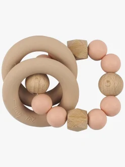 Babylegetøj|Dåbsgaver-TinyTot Tiny Tot Rangle, Dusty Pink