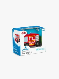 Legetøjsbiler & -Fartøjer-Tobar Brandbil i Træ
