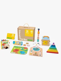 Babylegetøj-TookyToy Tooky Toy Aktivitetsboks 36 Måned Flerfarvet