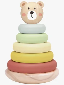 Legetøj Til Børn På 0-10 År|Babylegetøj-TookyToy Tooky Toy Bjørn Stabeltårn, Multifarvet Flerfarvet