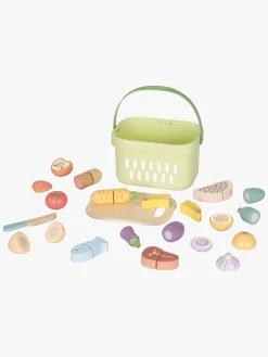 Rolleleg-TookyToy Tooky Toy Cutting Spisesæt, Grøn Flerfarvet