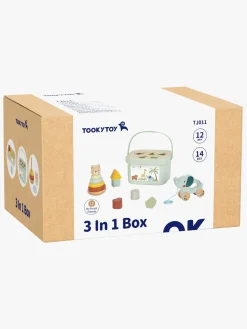Legetøj Til Børn På 0-10 År|Babylegetøj-TookyToy Tooky Toy 3-i-1 Boks Aktivitetslegetøj