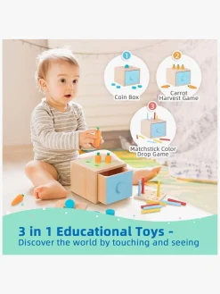 Legetøj Til Børn På 0-10 År|Babylegetøj-TookyToy Aktivitetskasse 13-18 Måneder Flerfarvet