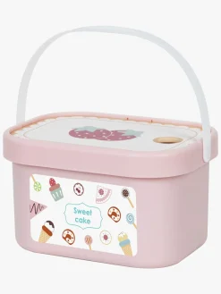 Rolleleg-TookyToy Cutting Spisesæt, Pink Lyserød