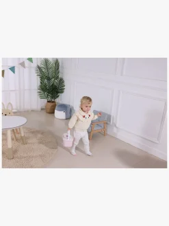 Rolleleg-TookyToy Cutting Spisesæt, Pink Lyserød